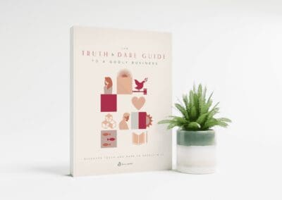 truth dare christian workbook with plant upright