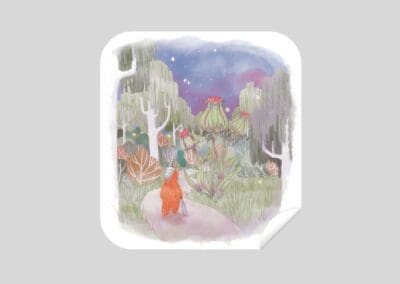 sticky bear die cut stickers scenes